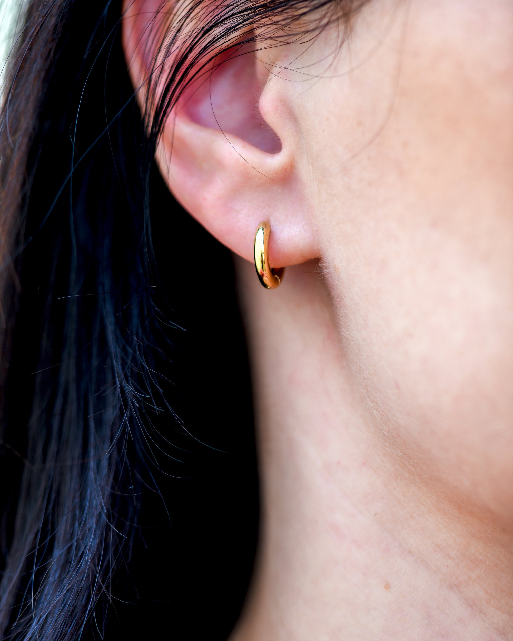 Stainless Steel Earrings- Gold